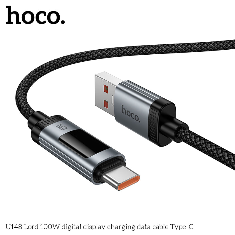 HD_SYNC:U148 Lord 100W digital display charging data cable Type-C