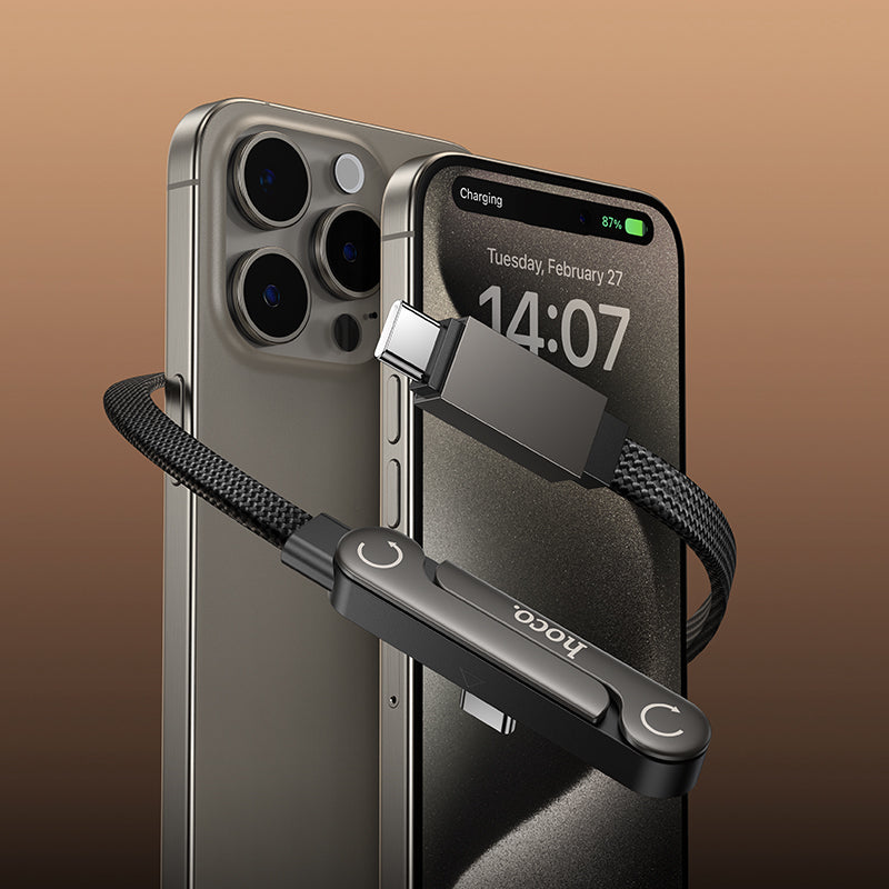 HD_SYNC:U150 Exquisite bracket charging data cable Type-C