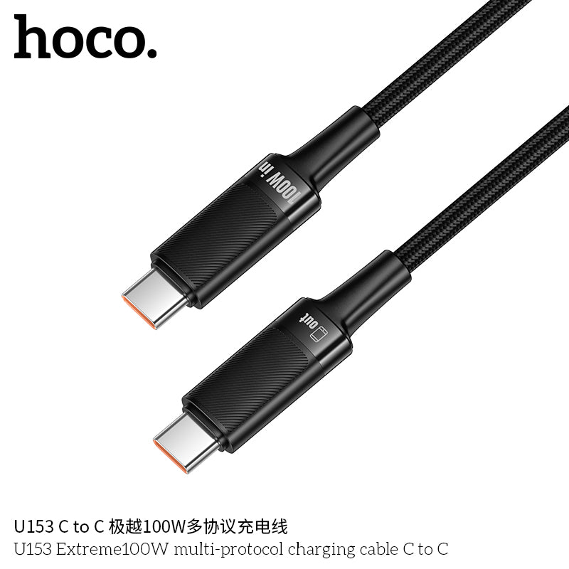 HD_SYNC:U153 Extreme100W multi-protocol charging cable C to C