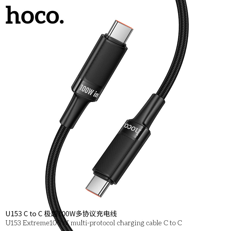 HD_SYNC:U153 Extreme100W multi-protocol charging cable C to C
