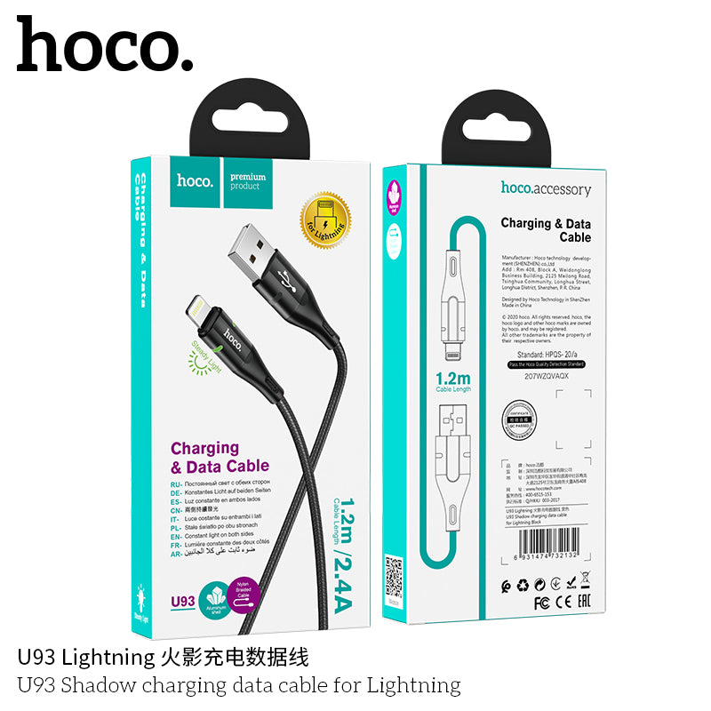 HD_SYNC:U93 Shadow charging data cable for iP