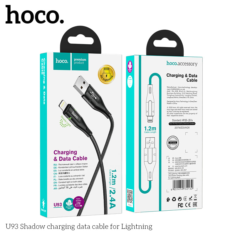 HD_SYNC:U93 Shadow charging data cable for Type-C