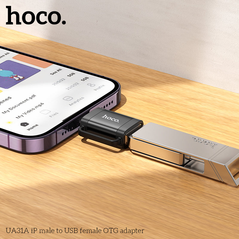 HD_SYNC:UA31A iP male to USB female OTG adapter