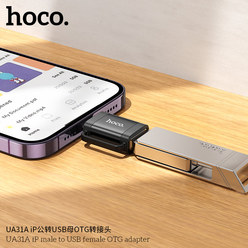 HD_SYNC:UA31A iP male to USB female OTG adapter