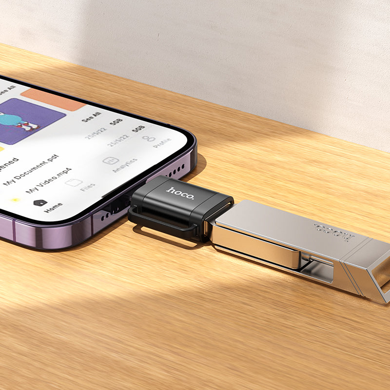 HD_SYNC:UA31A iP male to USB female OTG adapter