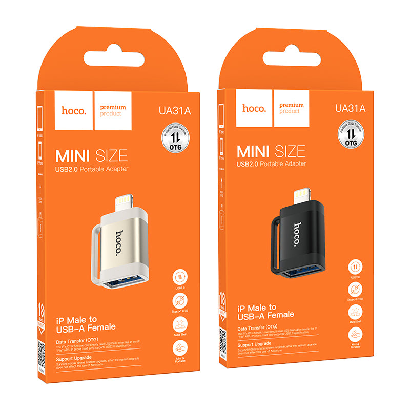 HD_SYNC:UA31A iP male to USB female OTG adapter