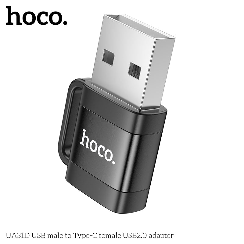 HD_SYNC:UA31D USB male to Type-C female USB2.0 adapter