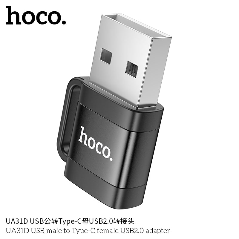HD_SYNC:UA31D USB male to Type-C female USB2.0 adapter