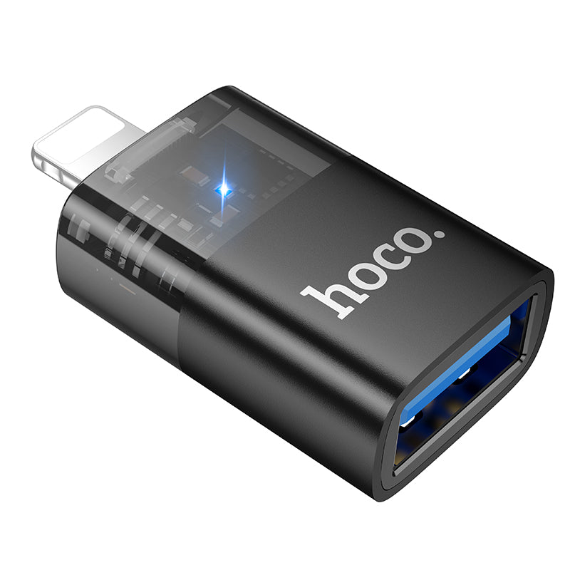 HD_SYNC:UA36 iP male to USB female OTG transparent adapter
