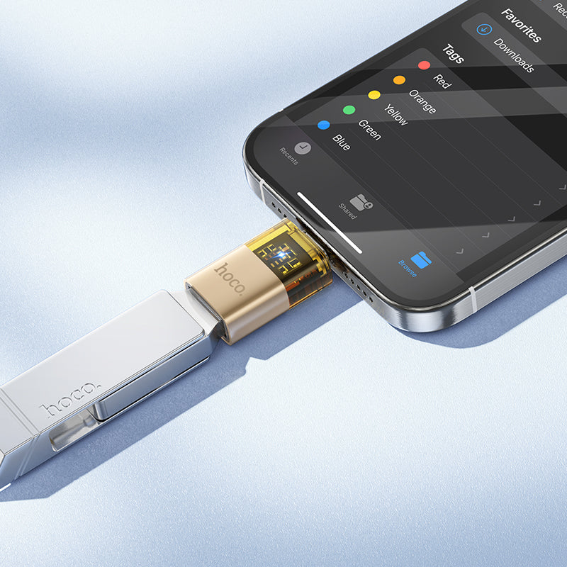 HD_SYNC:UA36B C male to USB female OTG transparent adapter