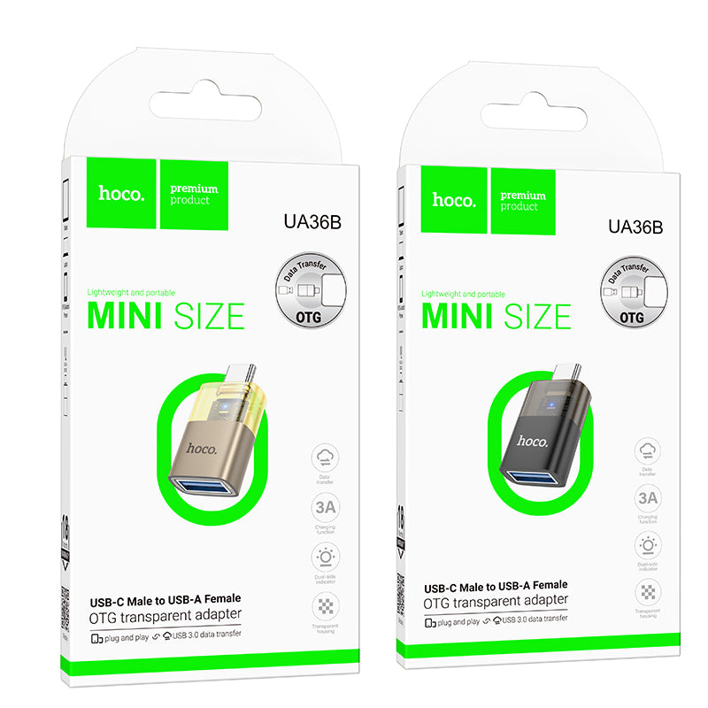 HD_SYNC:UA36B C male to USB female OTG transparent adapter