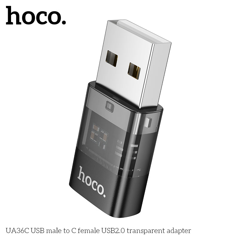 HD_SYNC:UA36C USB male to C female USB2.0 transparent adapter