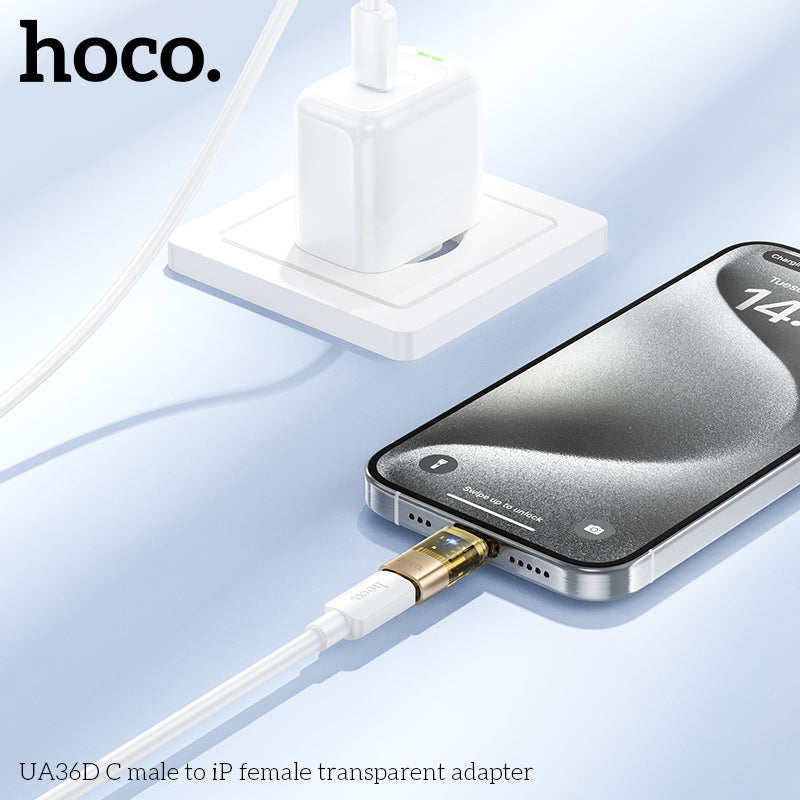 HD_SYNC:UA36D C male to iP female transparent adapter