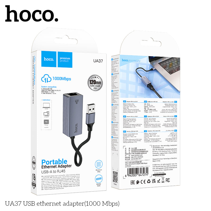 HD_SYNC:UA37 Type-C ethernet adapter(1000 Mbps)