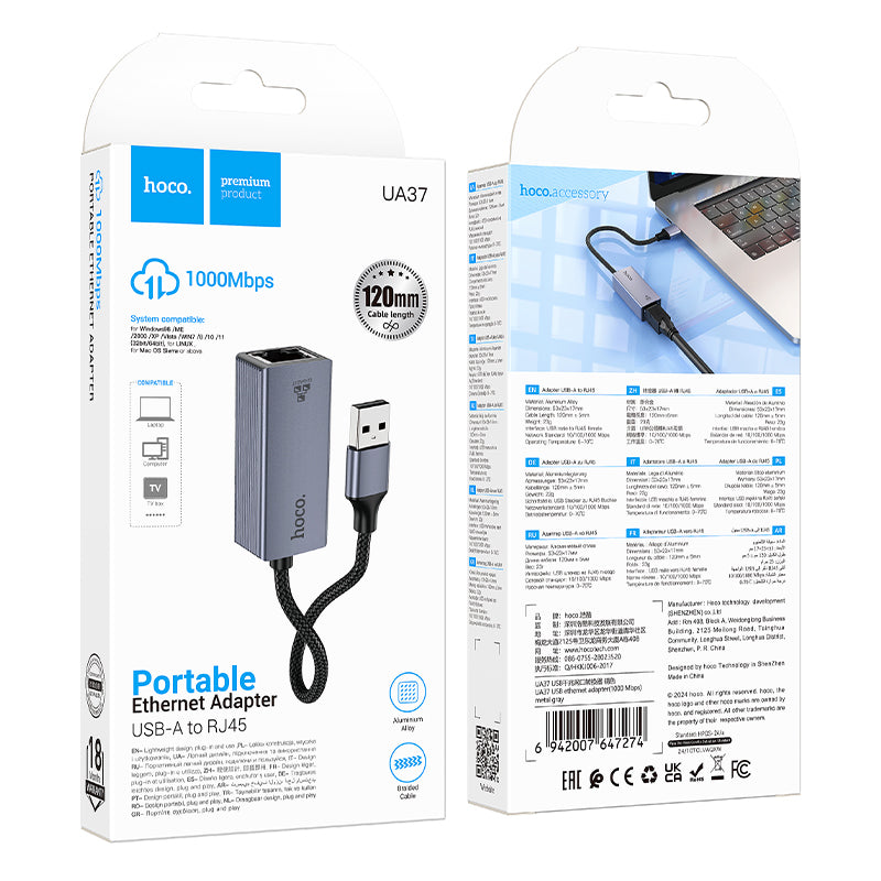 HD_SYNC:UA37 Type-C ethernet adapter(1000 Mbps)