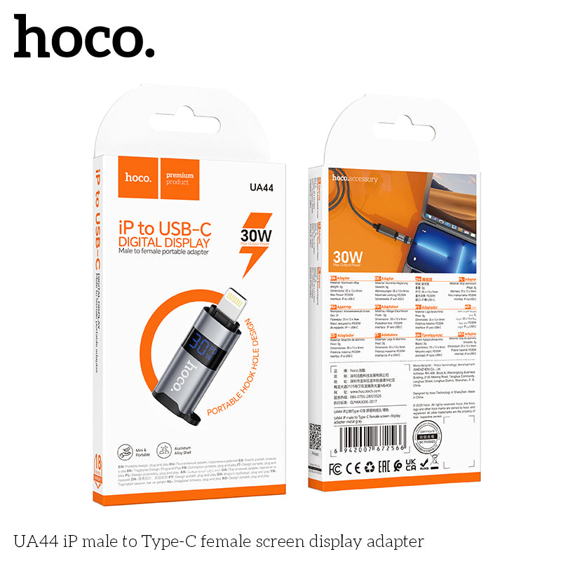 HD_SYNC:UA44 iP male to Type-C female screen display adapter