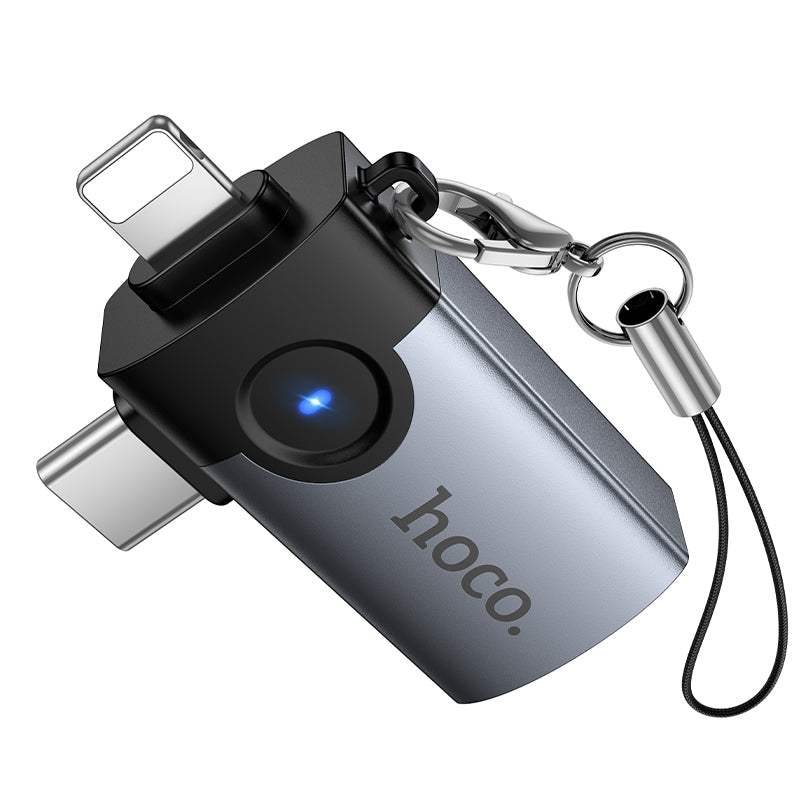 HD_SYNC:UA46D Victory iP male/Type-C male to USB female 2-in-1 adapter