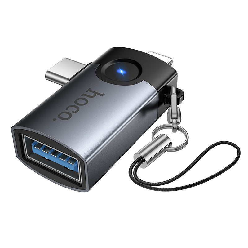 HD_SYNC:UA46D Victory iP male/Type-C male to USB female 2-in-1 adapter