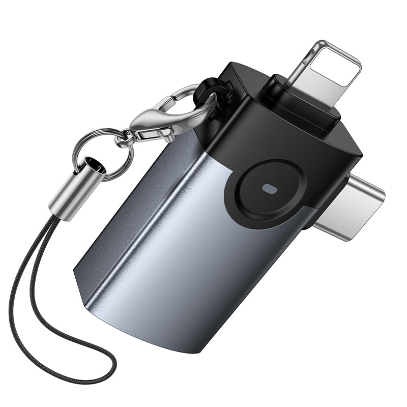 HD_SYNC:UA46D Victory iP male/Type-C male to USB female 2-in-1 adapter