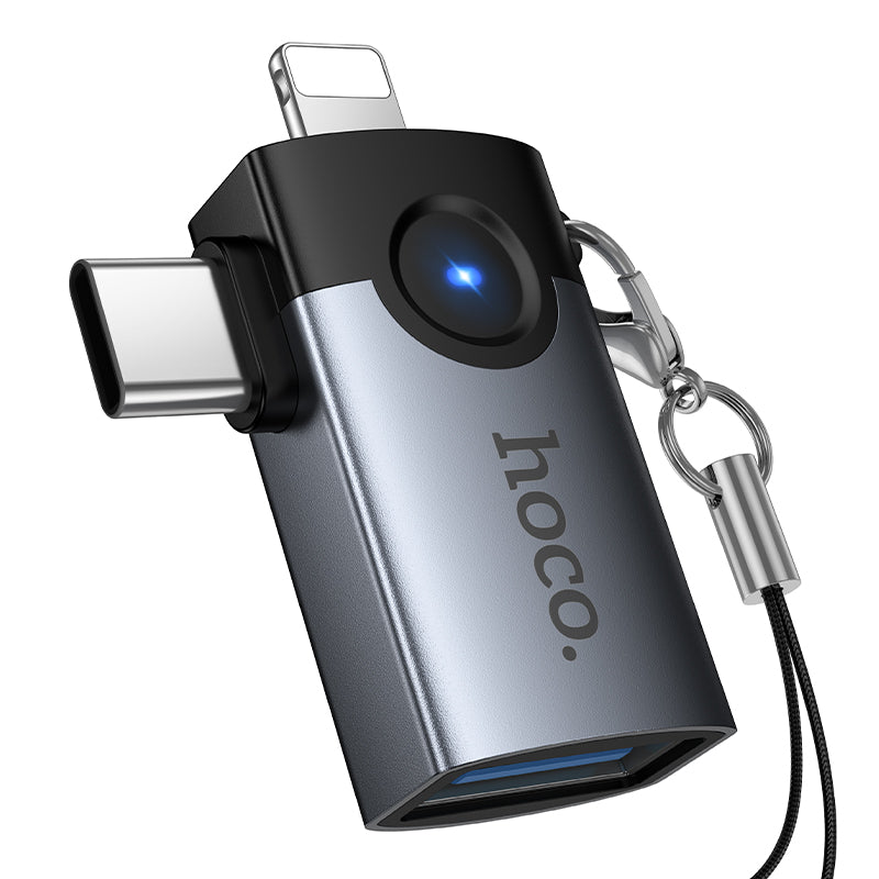HD_SYNC:UA46D Victory iP male/Type-C male to USB female 2-in-1 adapter