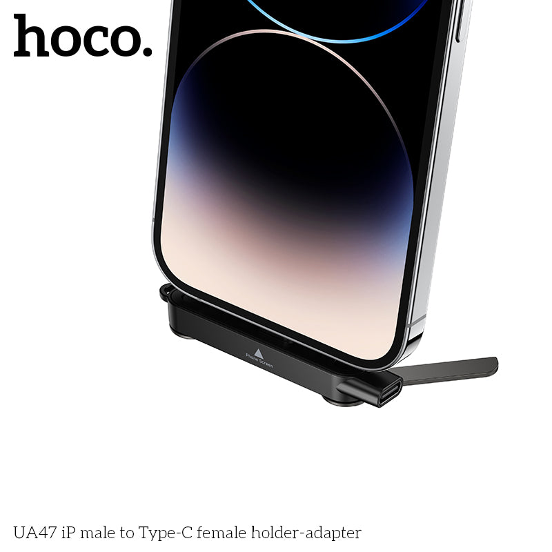 HD_SYNC:UA47 iP male to Type-C female holder-adapter