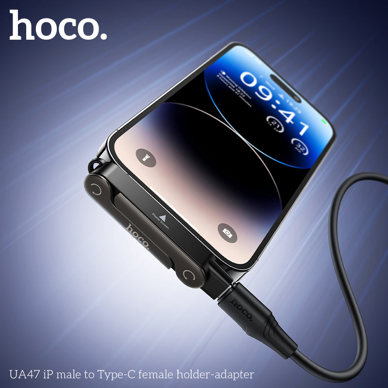 HD_SYNC:UA47 iP male to Type-C female holder-adapter