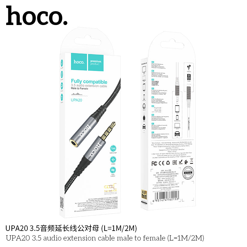 HD_SYNC:UPA20 3.5 audio extension cable male to female(L=1M)
