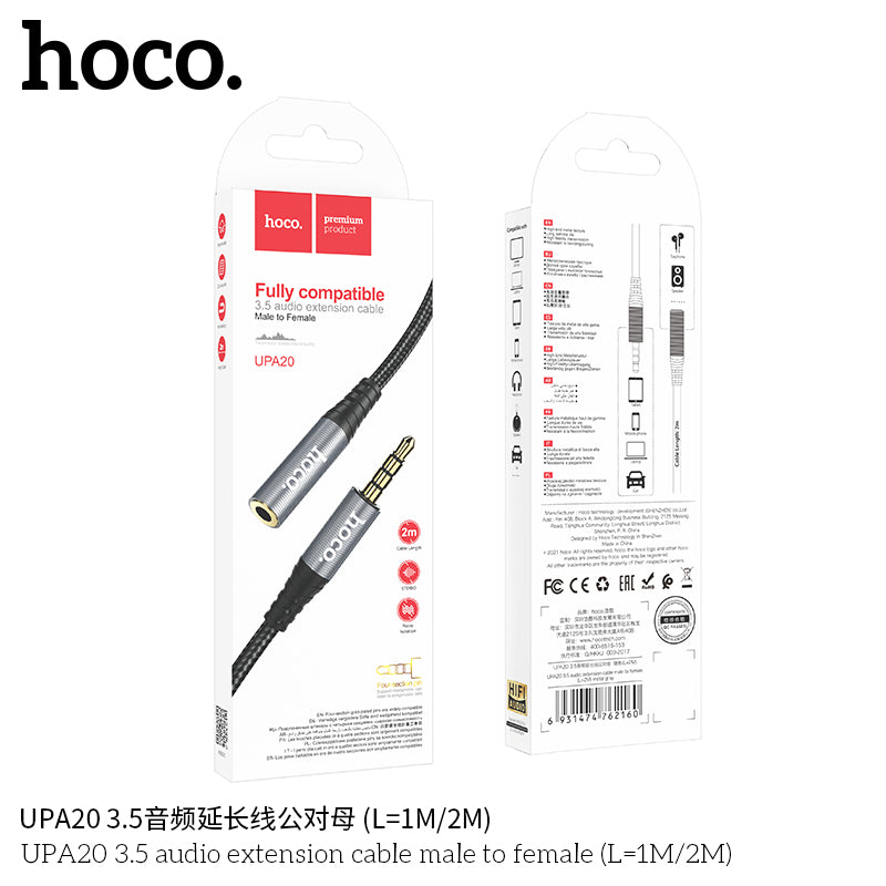 HD_SYNC:UPA20 3.5 audio extension cable male to female(L=1M)