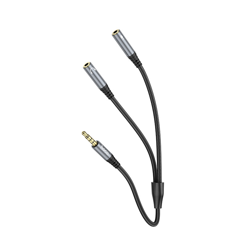 HD_SYNC:UPA21 2-in-1 3.5 headset audio adapter cable(male to 2*female)