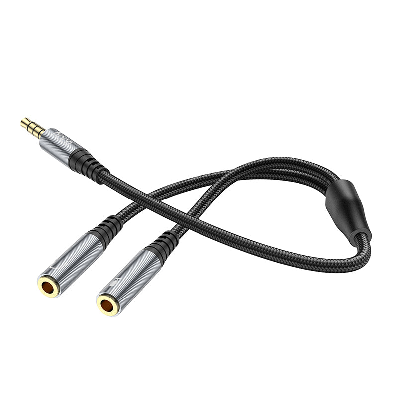 HD_SYNC:UPA21 2-in-1 3.5 headset audio adapter cable(male to 2*female)