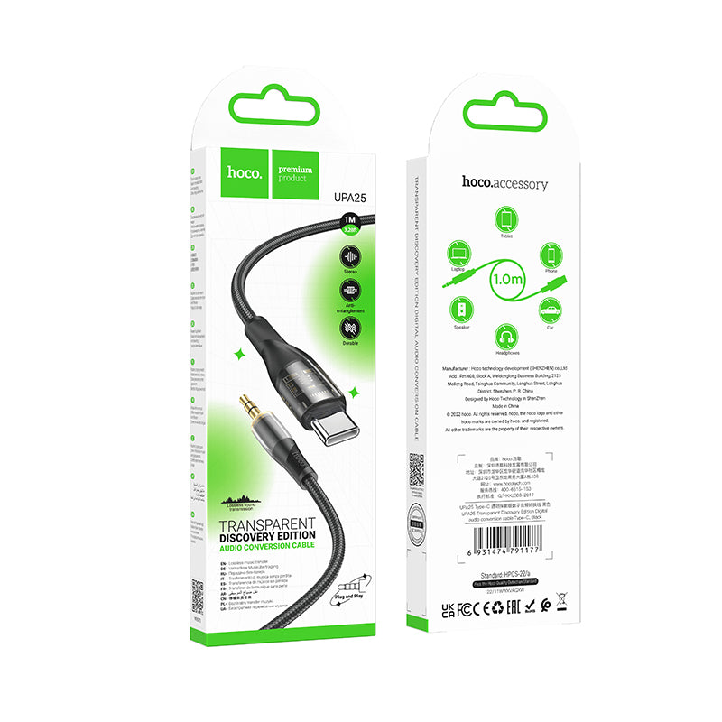 HD_SYNC:UPA25 Transparent Discovery Edition Digital audio conversion cable Type-C
