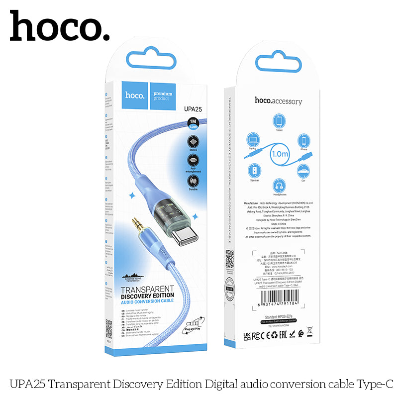 HD_SYNC:UPA25 Transparent Discovery Edition Digital audio conversion cable Type-C