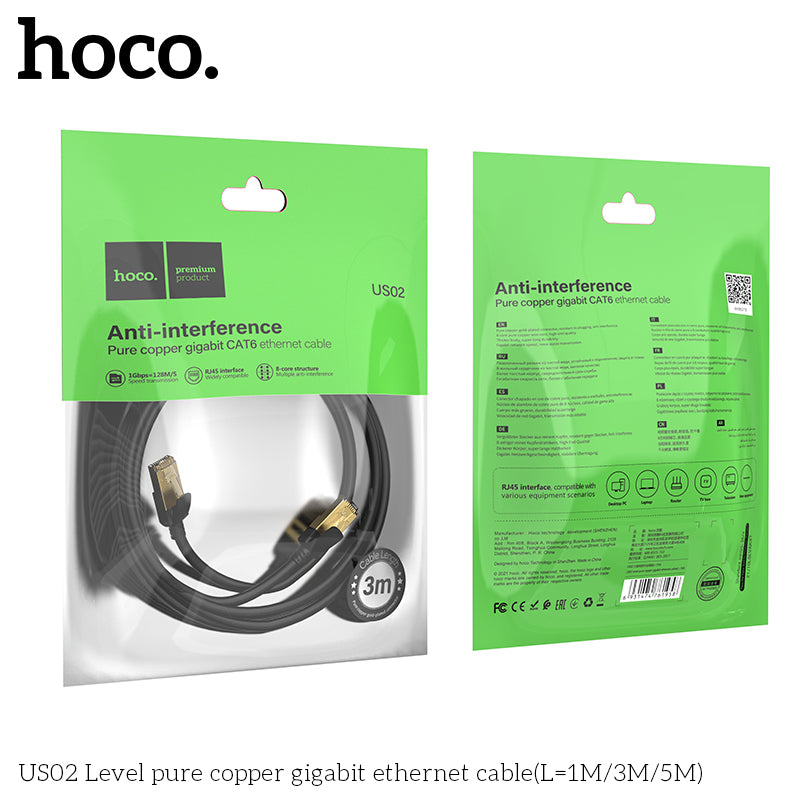 HD_SYNC:US02 Pure copper CAT6 gigabit Ethernet cable (L=3M)