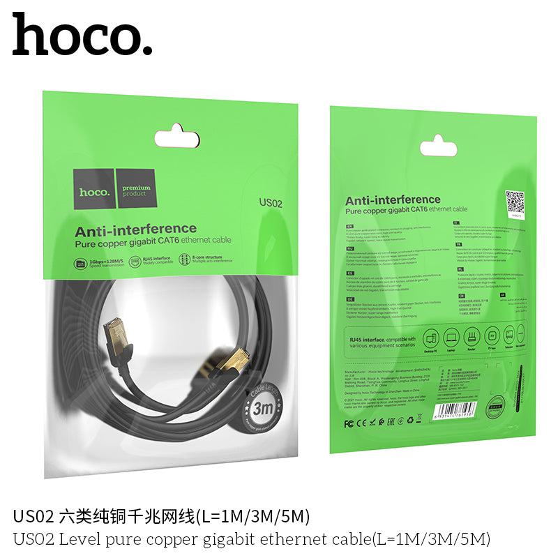 HD_SYNC:US02 Pure copper CAT6 gigabit Ethernet cable (L=1M)