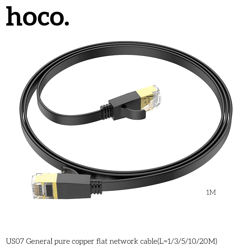 HD_SYNC:US07 General pure copper flat network cable(L=5M)