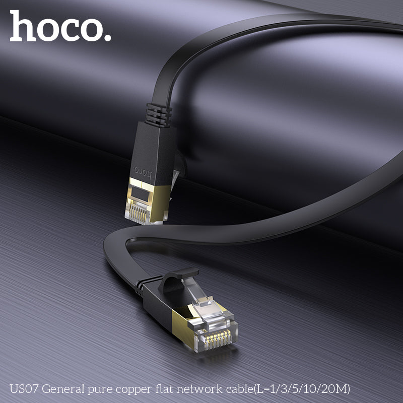 HD_SYNC:US07 General pure copper flat network cable(L=1M)