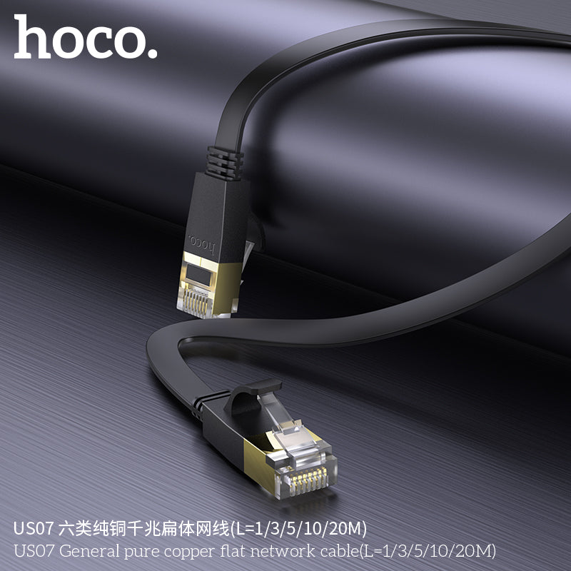 HD_SYNC:US07 General pure copper flat network cable(L=1M)