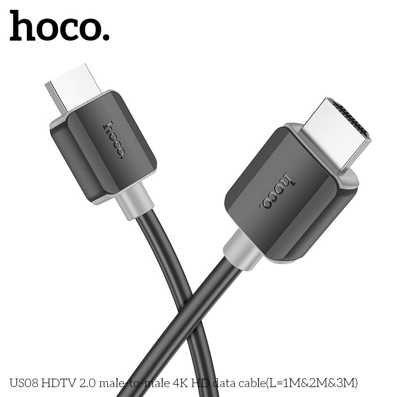 HD_SYNC:US08 HDTV 2.0 male-to-male 4K HD data cable(L=1M)