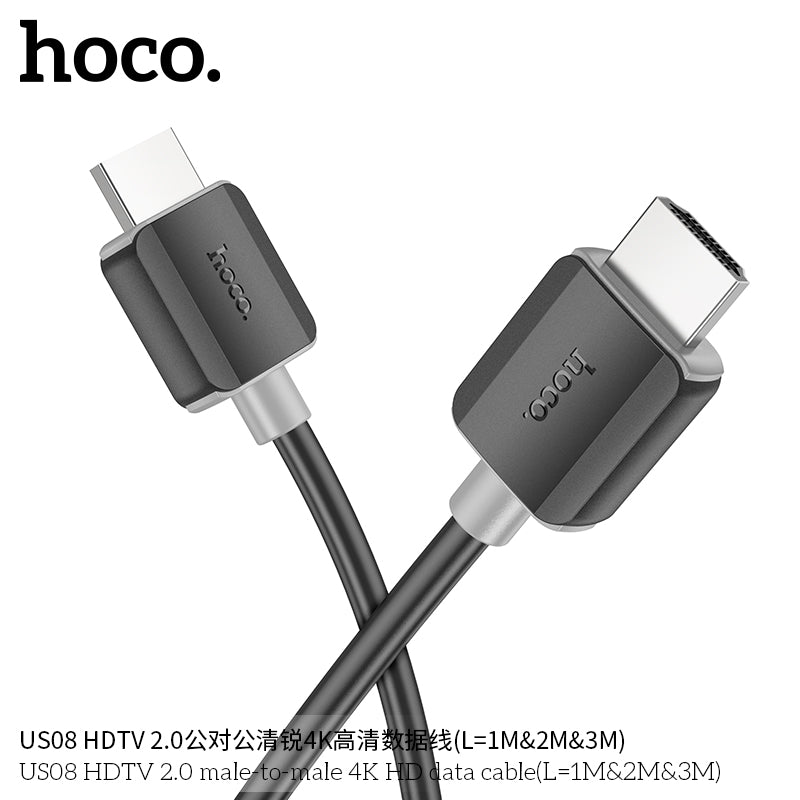 HD_SYNC:US08 HDTV 2.0 male-to-male 4K HD data cable(L=3M)