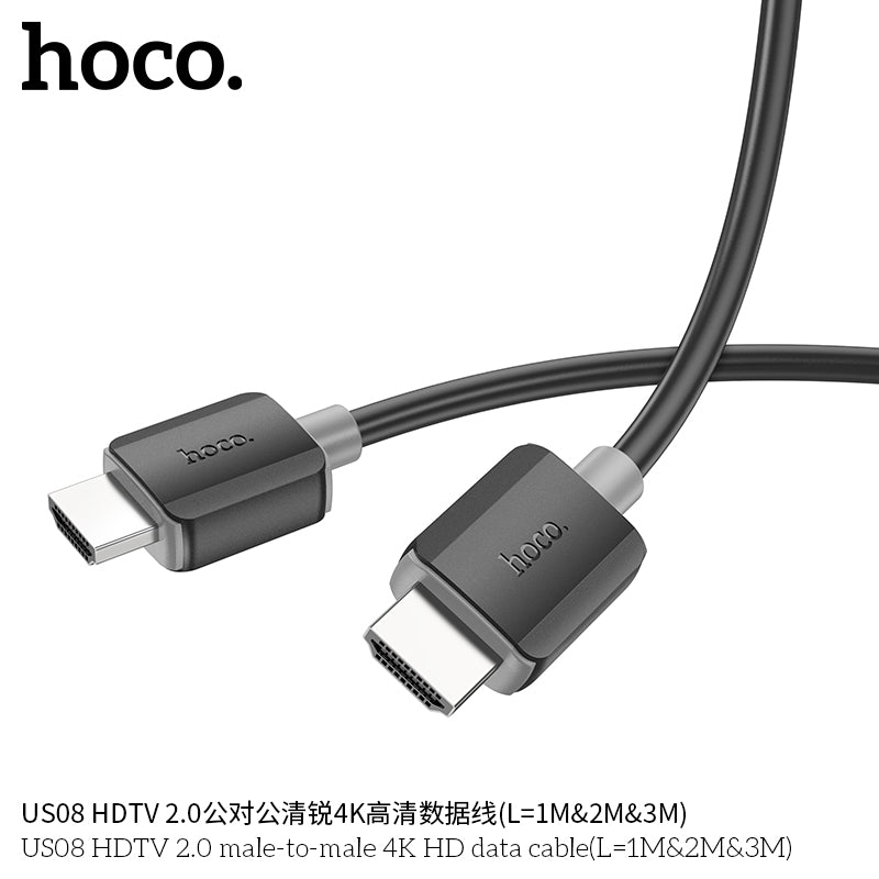 HD_SYNC:US08 HDTV 2.0 male-to-male 4K HD data cable(L=1M)
