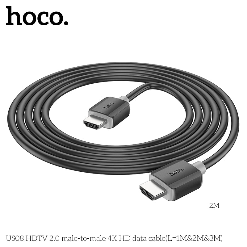 HD_SYNC:US08 HDTV 2.0 male-to-male 4K HD data cable(L=1M)