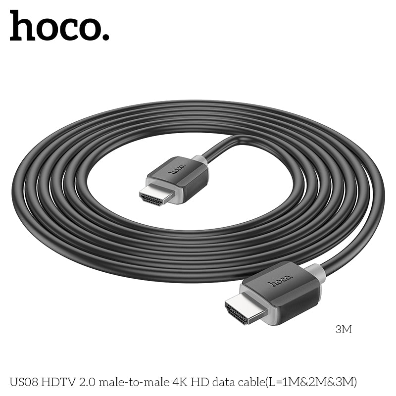 HD_SYNC:US08 HDTV 2.0 male-to-male 4K HD data cable(L=2M)