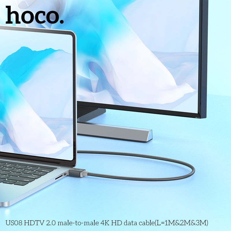 HD_SYNC:US08 HDTV 2.0 male-to-male 4K HD data cable(L=3M)