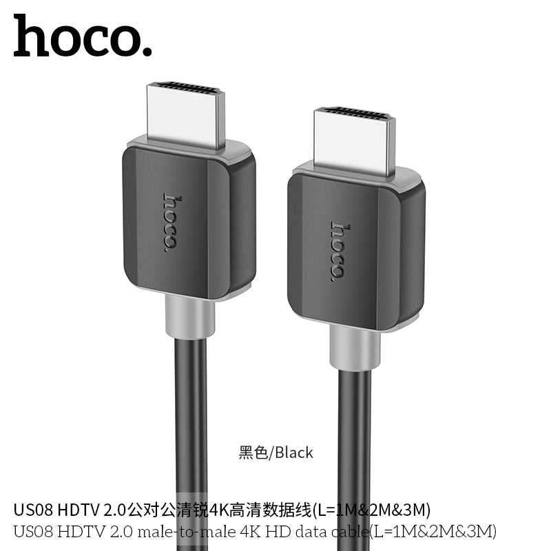 HD_SYNC:US08 HDTV 2.0 male-to-male 4K HD data cable(L=2M)