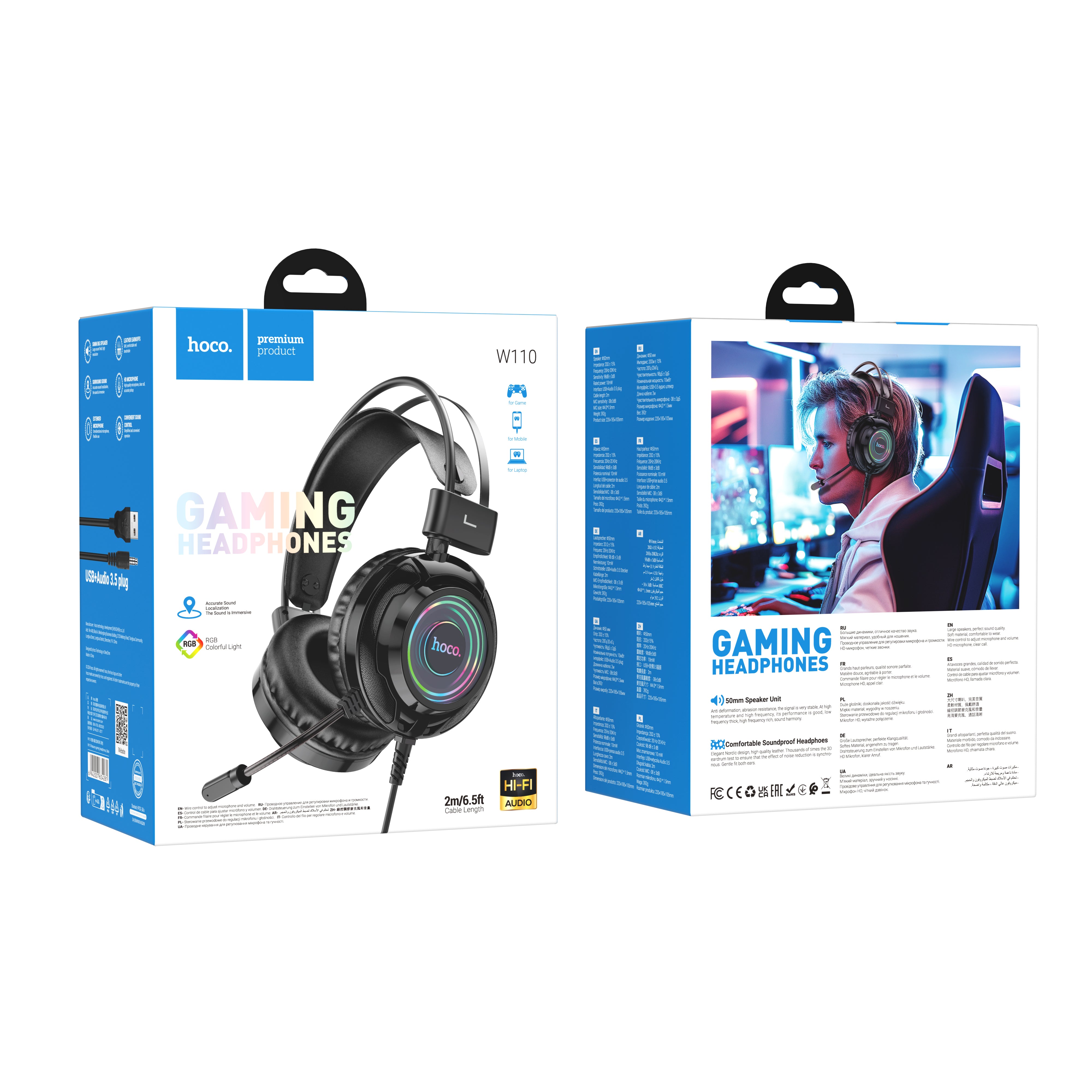 HD_SYNC:W110 Resource gaming headphones