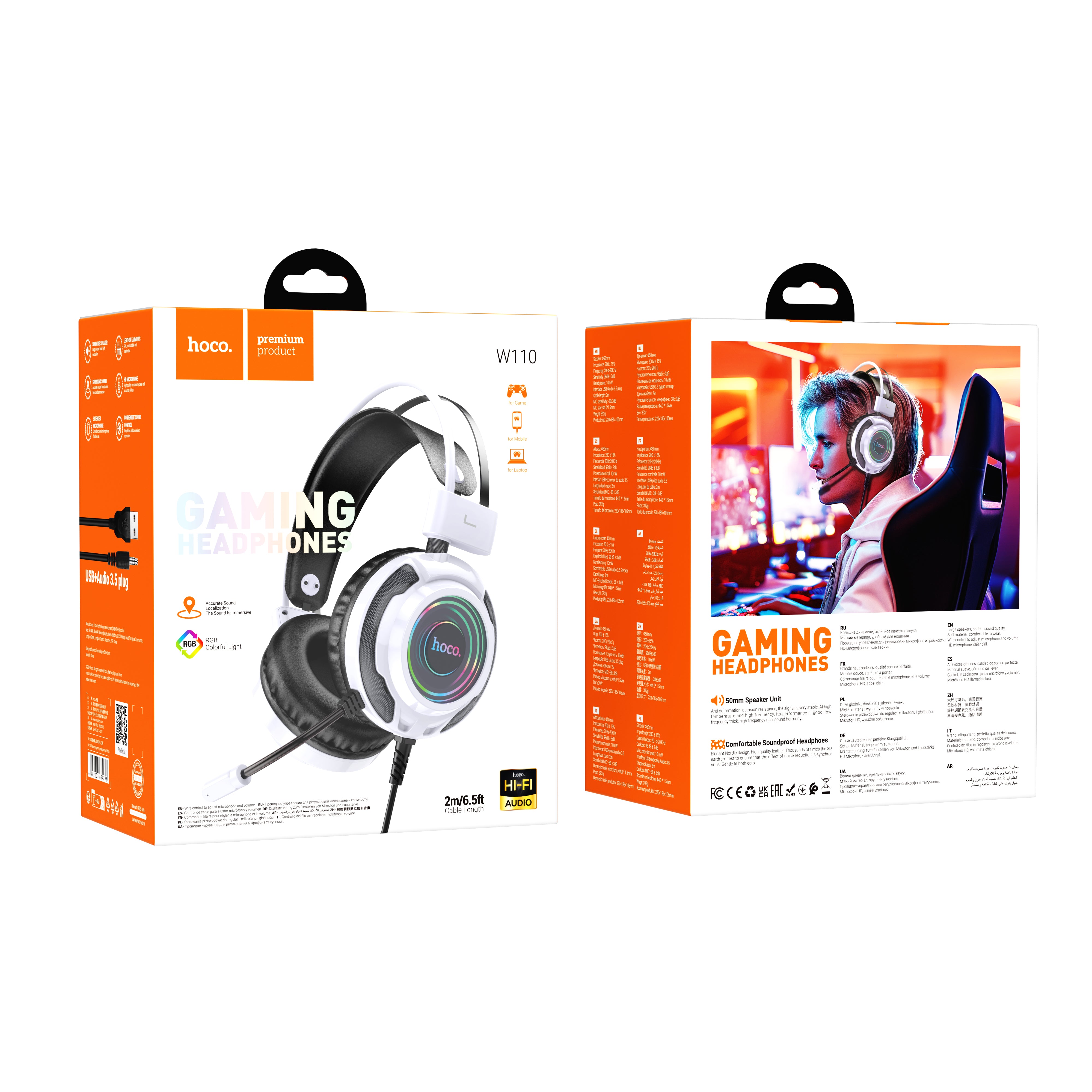 HD_SYNC:W110 Resource gaming headphones