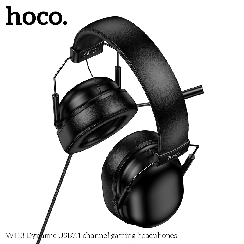 HD_SYNC:W113 Dynamic USB7.1 channel gaming headphones