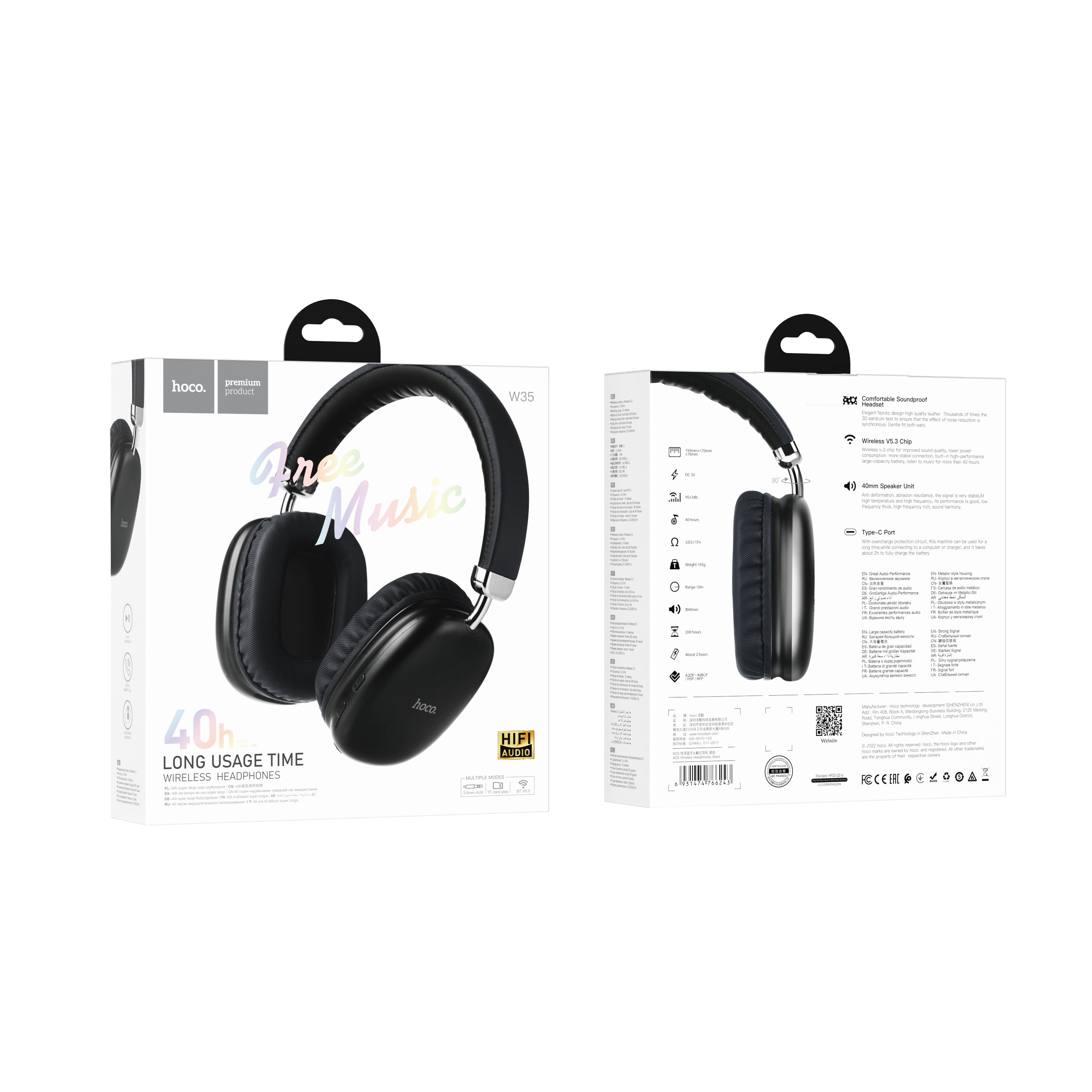 HD_SYNC:W35 wireless headphones
