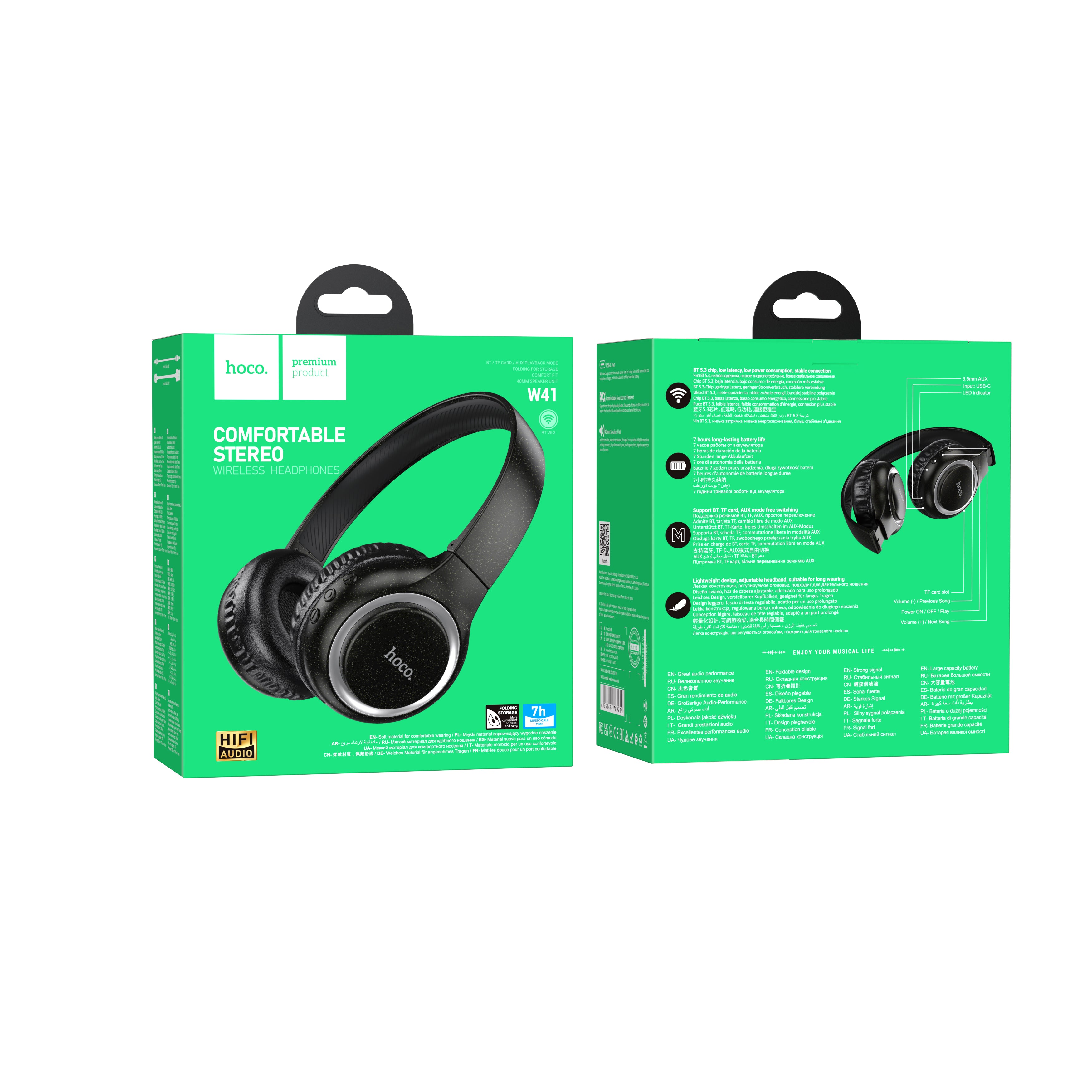 HD_SYNC:W41 Charm BT headphones