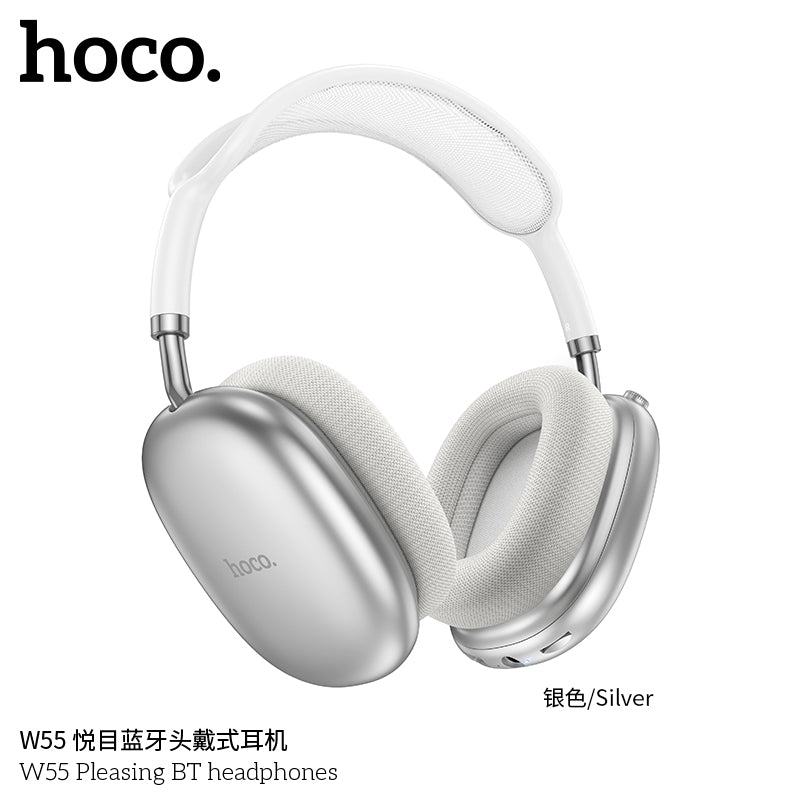 HD_SYNC:W55 Plus Happiness ANC noise reduction BT headphones